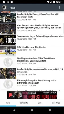 Las Vegas Hockey - Golden Knig android App screenshot 3